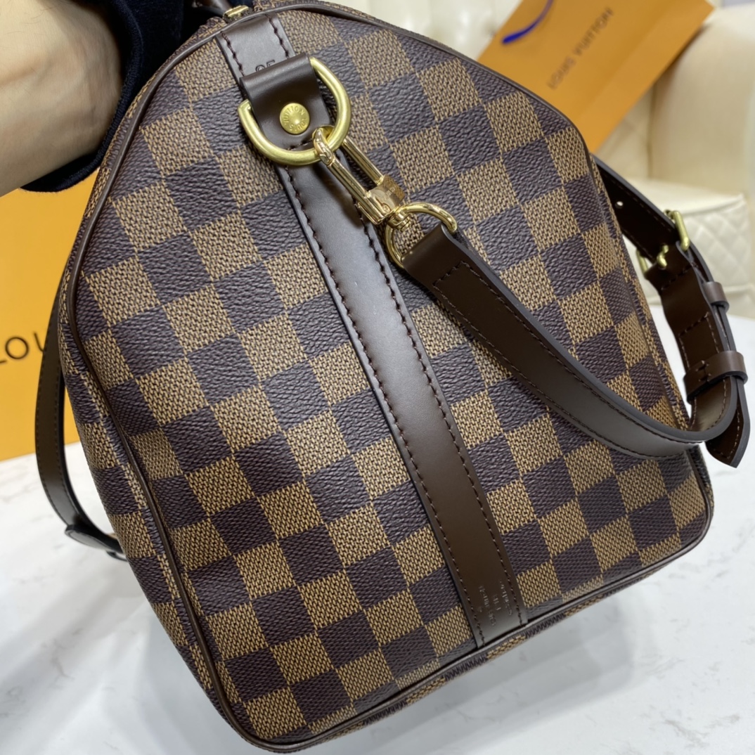 Louis Vuitton SPEEDY BANDOULIERE 35 Damier Ebene Handbag N41366 